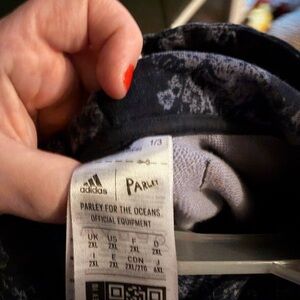 Adidas Parley Black and White Apparel